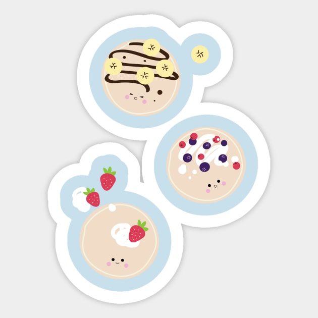 Pancakes for breakfast Sticker by lauraargh